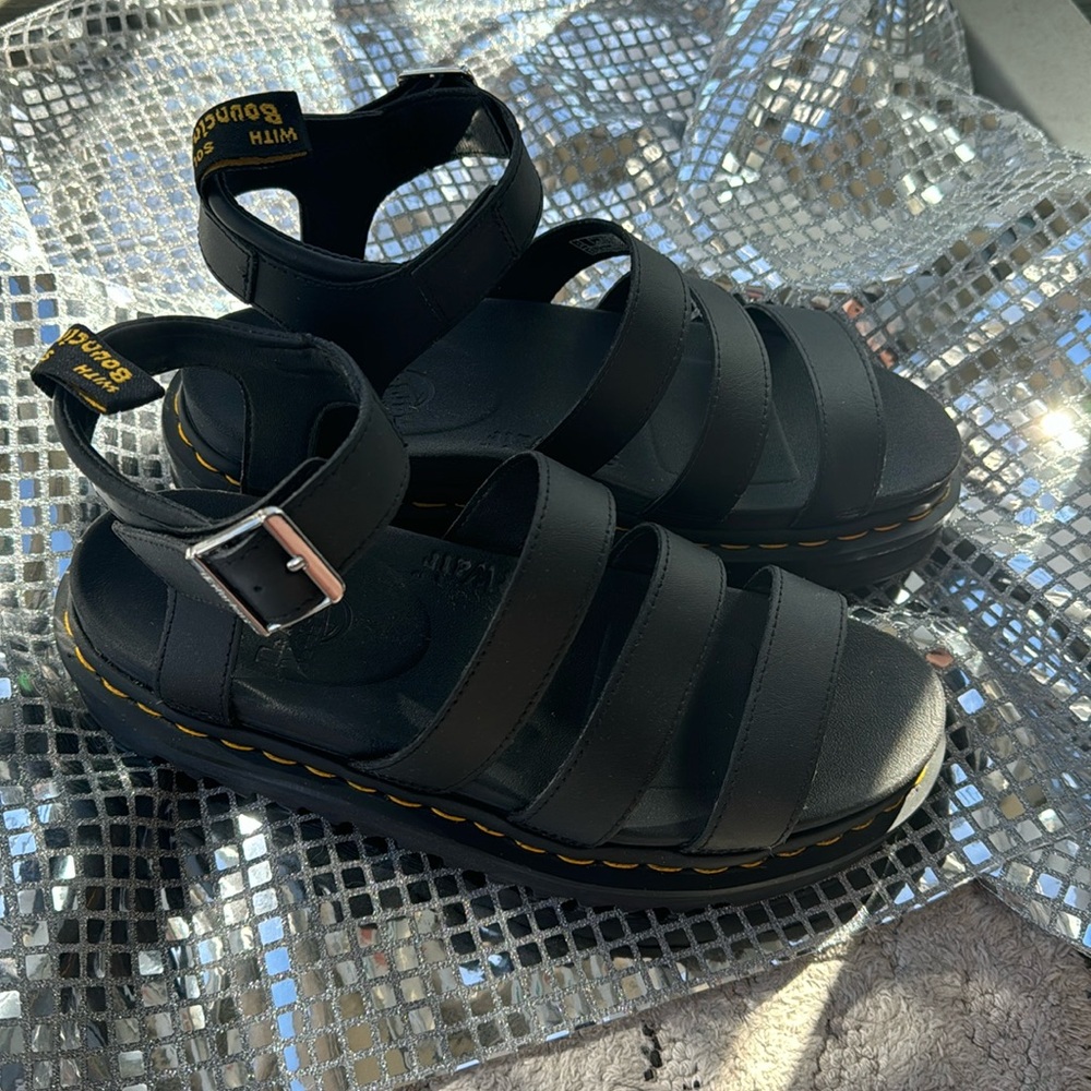 Dr. Martens Blaire Sandals, Black